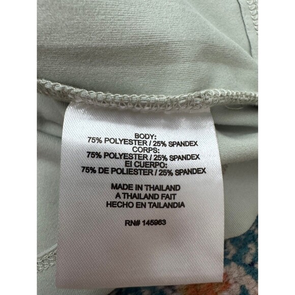 Turtles & Tees Boys Light Green Performance 1/4 Zip Pullover Size Medium - Picture 4 of 5